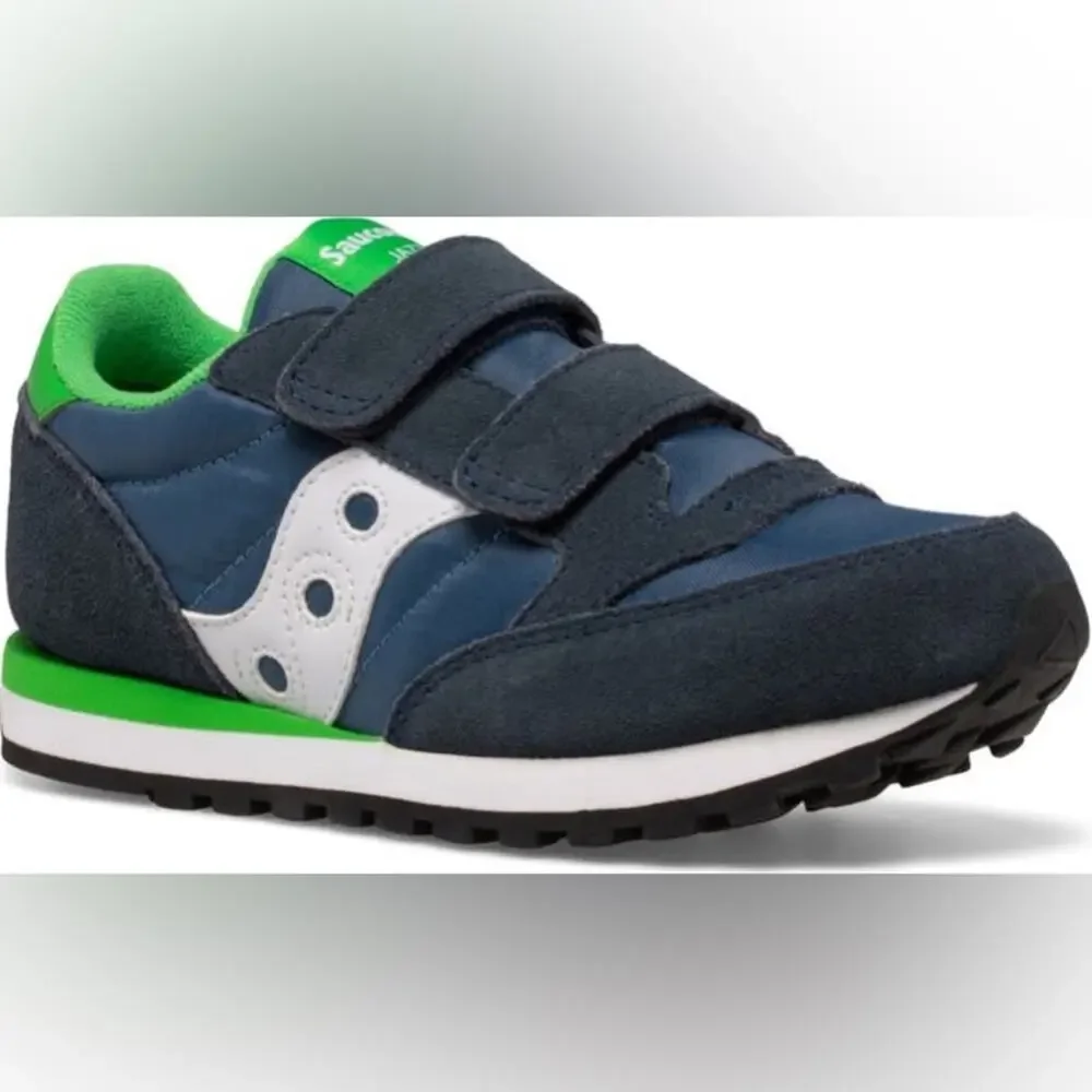 SAUCONY Baby Jazz Double Strap toddler Sneakers size 10 NEW IN BOX $48 retail